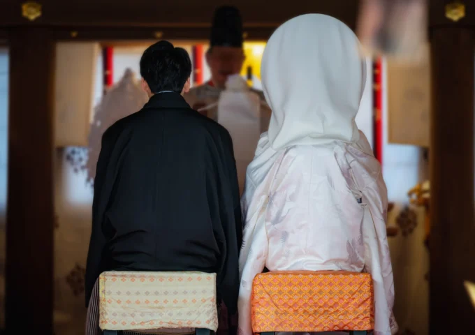 家族だけの神前式はどう進む？挙式の流れと準備のポイント