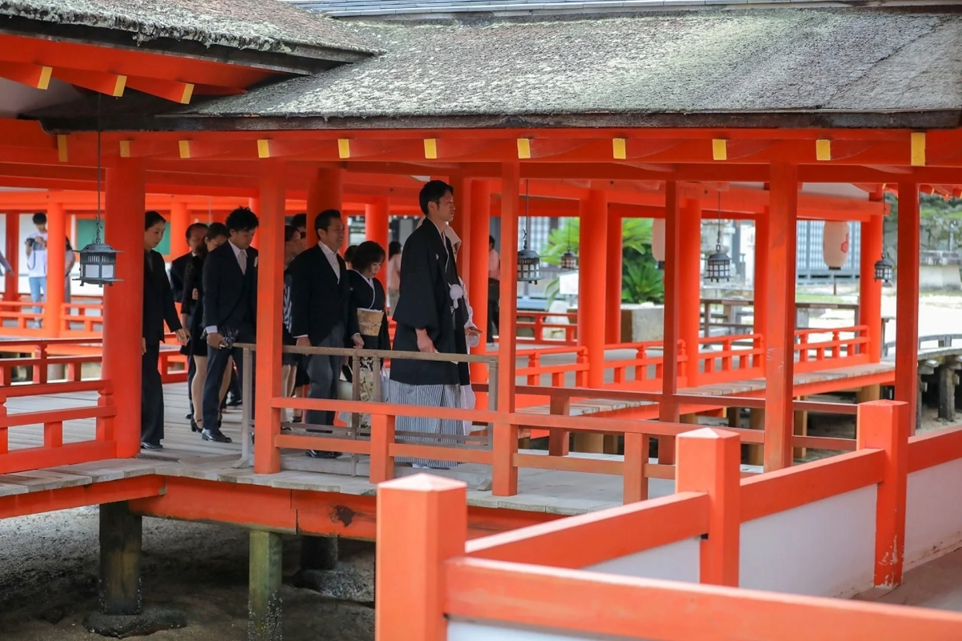 雅楽の生演奏が彩る格式ある挙式