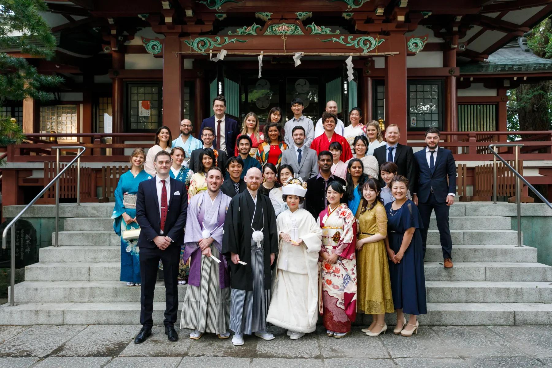 国際色豊かな和の結婚式が叶う神社