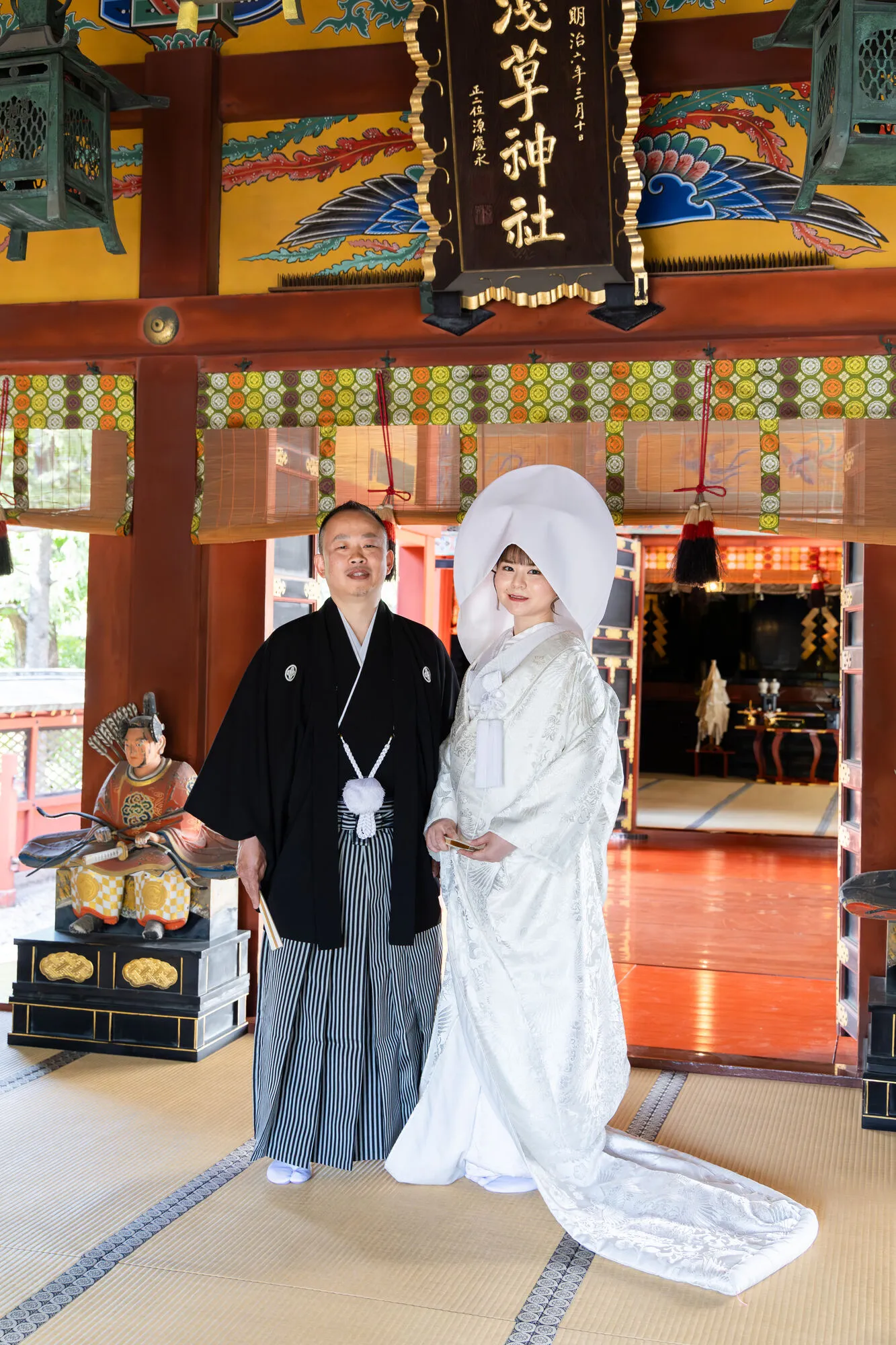 本殿内での特別な記念撮影が叶う神社