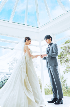 こだわりはそのまま招待人数や費用は最適に イメージ画像