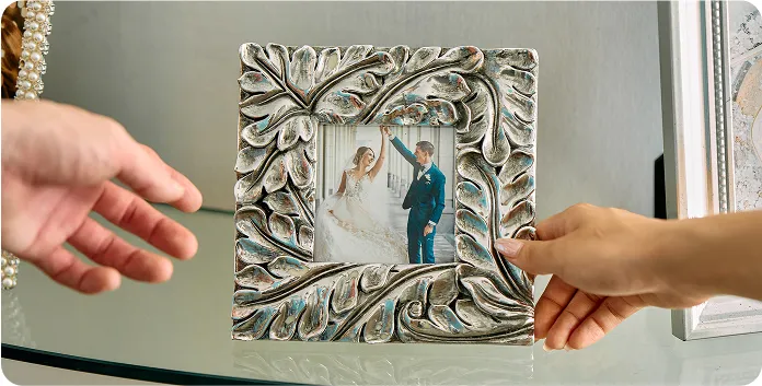 いよいよウェディングドレス試着カメラを用意して