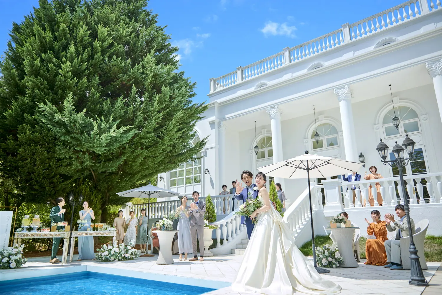 ウェルカムパーティで楽しいひとときを