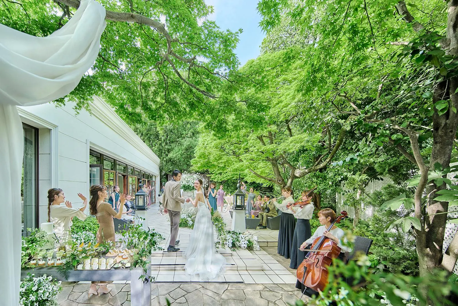 【白金に佇む迎賓館】500坪の開放的な敷地を貸切に！