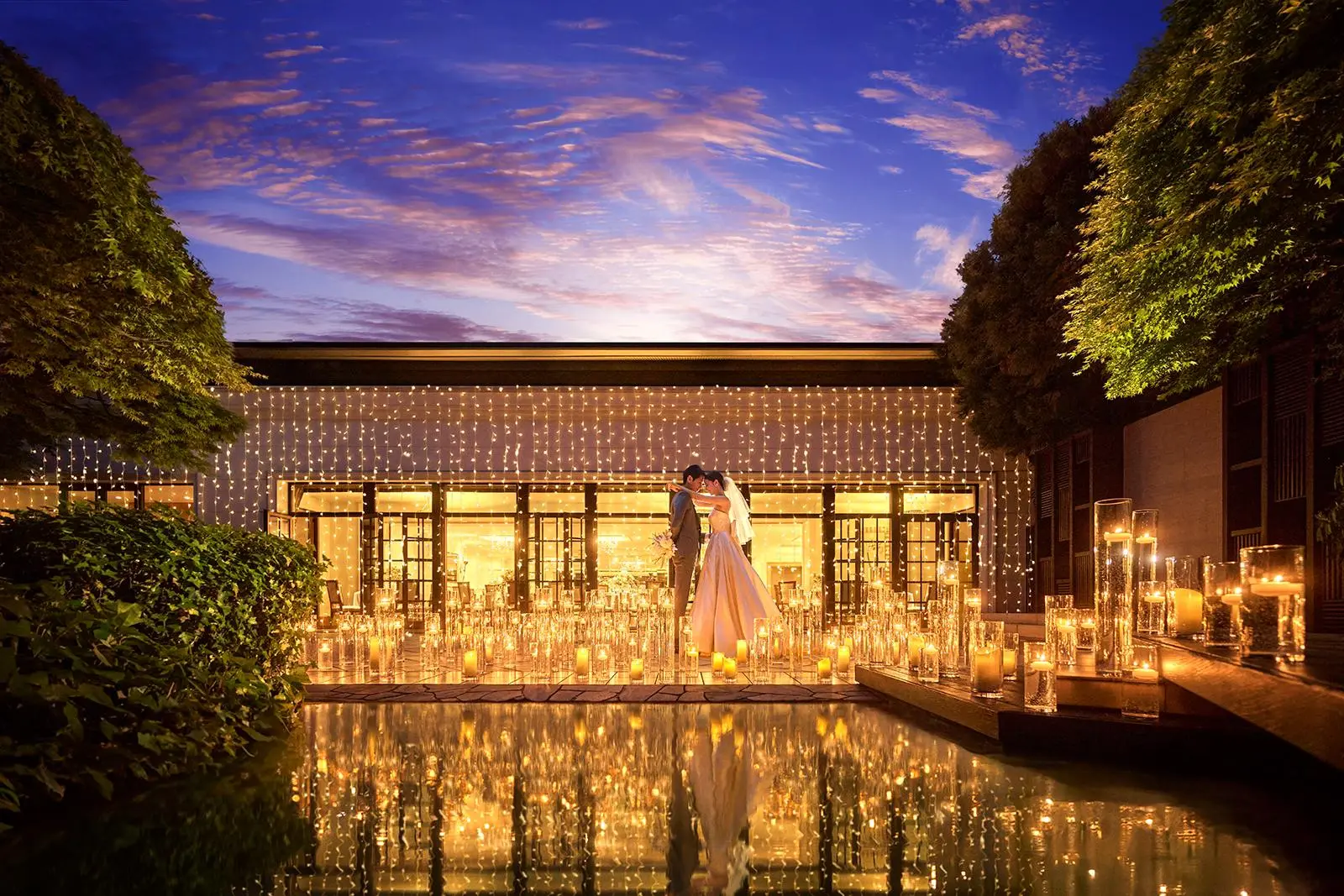 夕方からのナイトウエディングもおススメ！