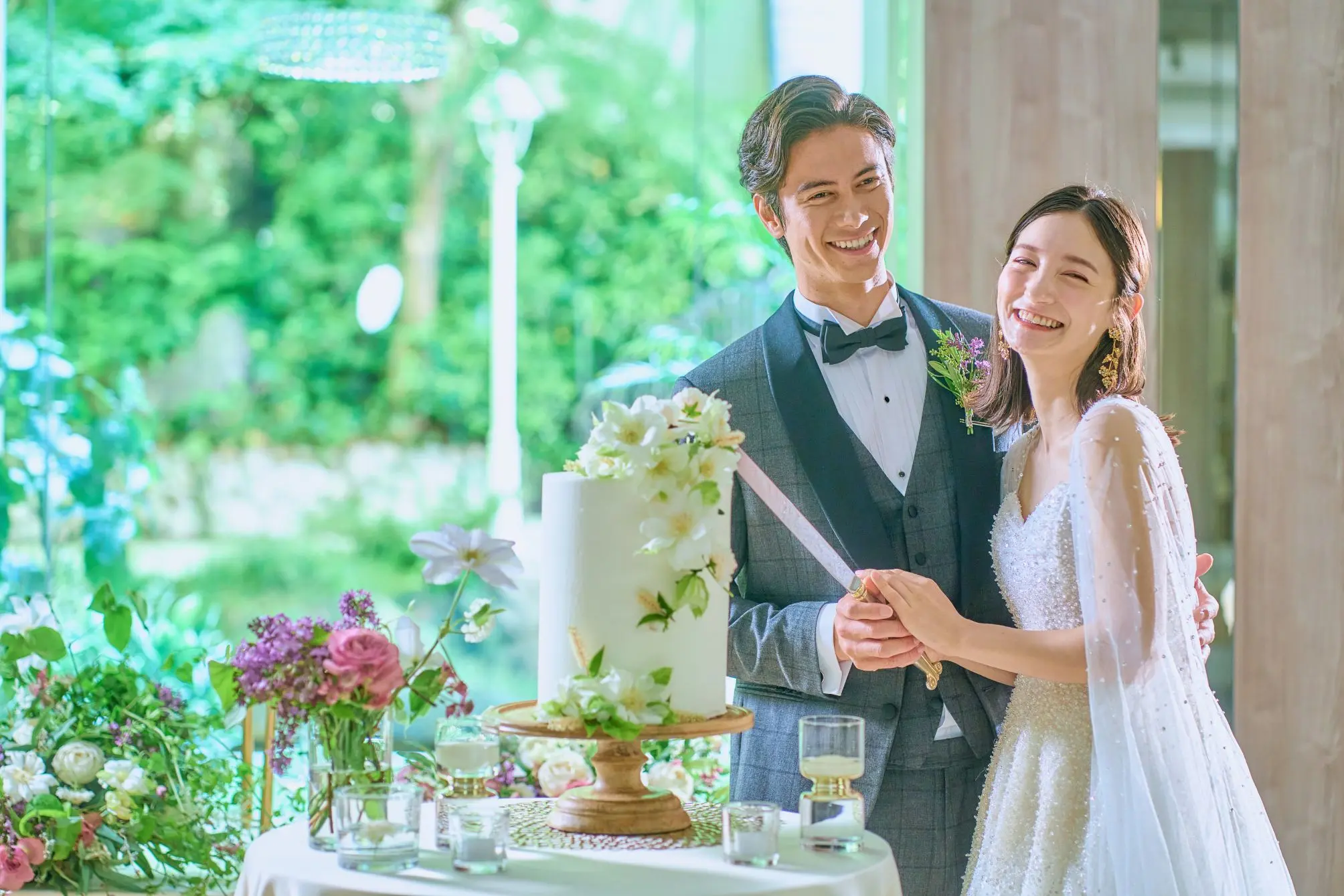 優しい緑に包まれて、憧れのワンシーンも特別なフォトジェニック空間に