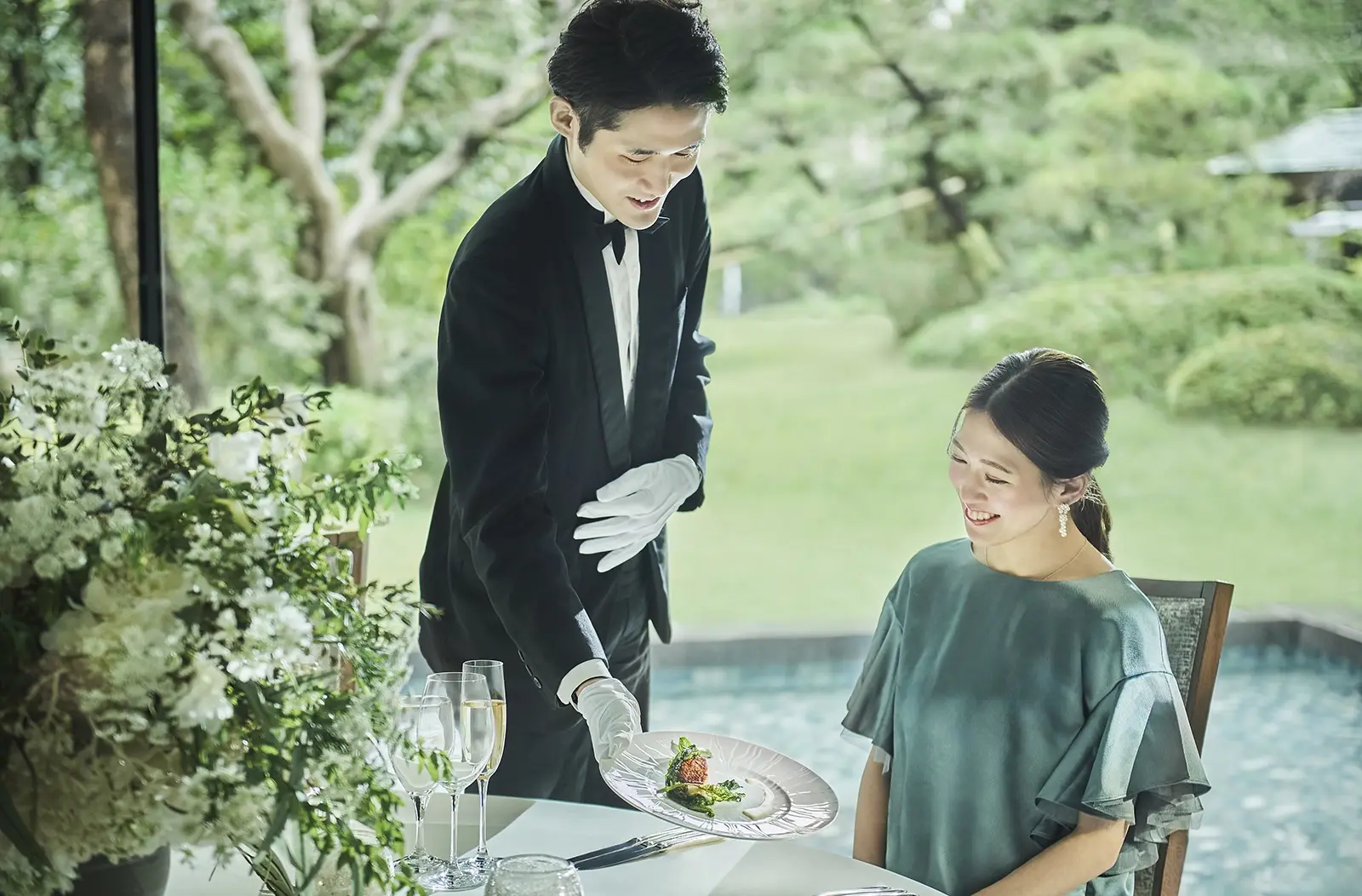 進行に合わせ最高の状態でサーブ