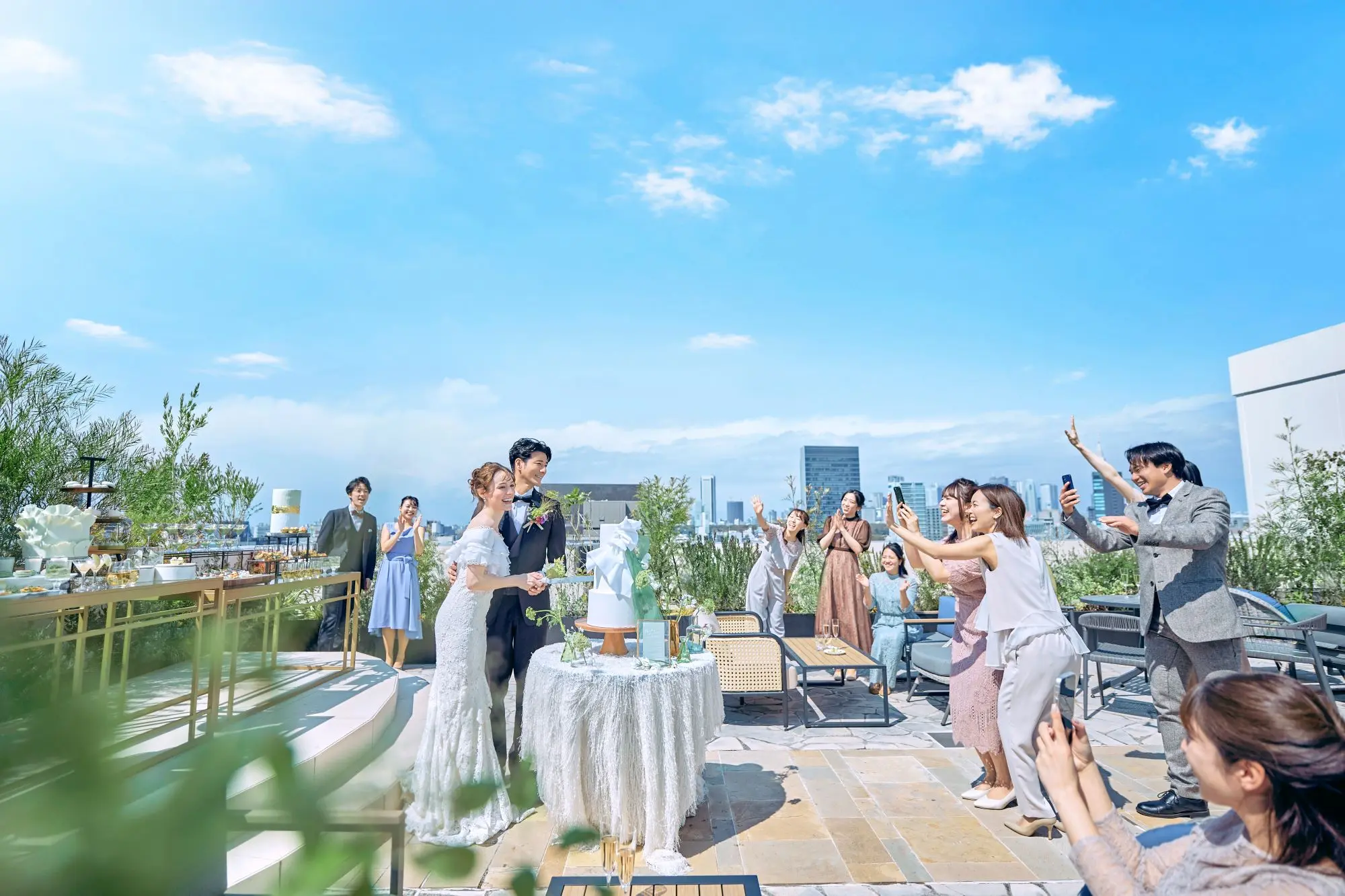 東京の景観を一人占めできる空間で、アットホームな時間叶う【プレミアムルーフトップテラス】