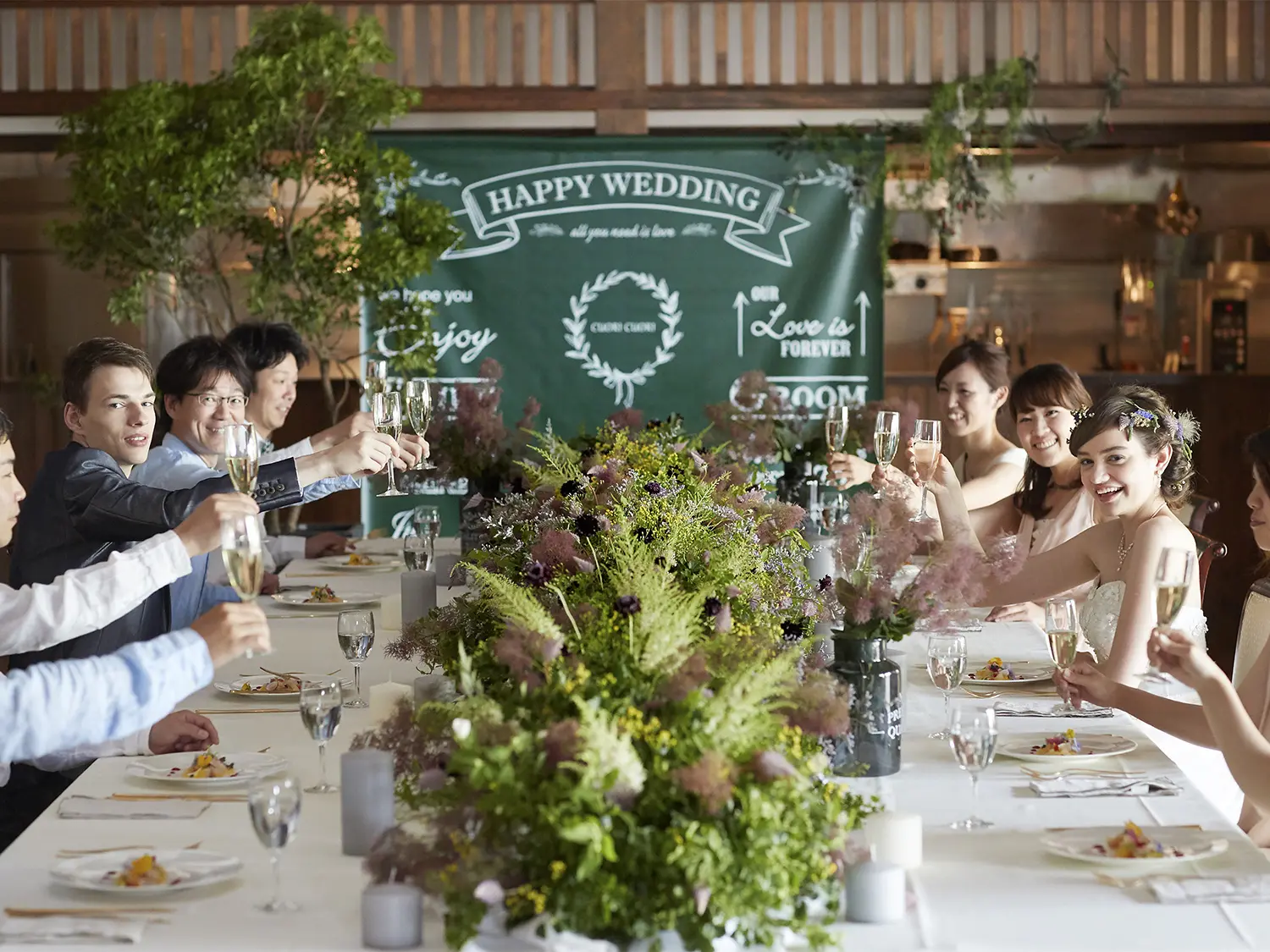 大切な人たちだけでゆったりと過ごせる