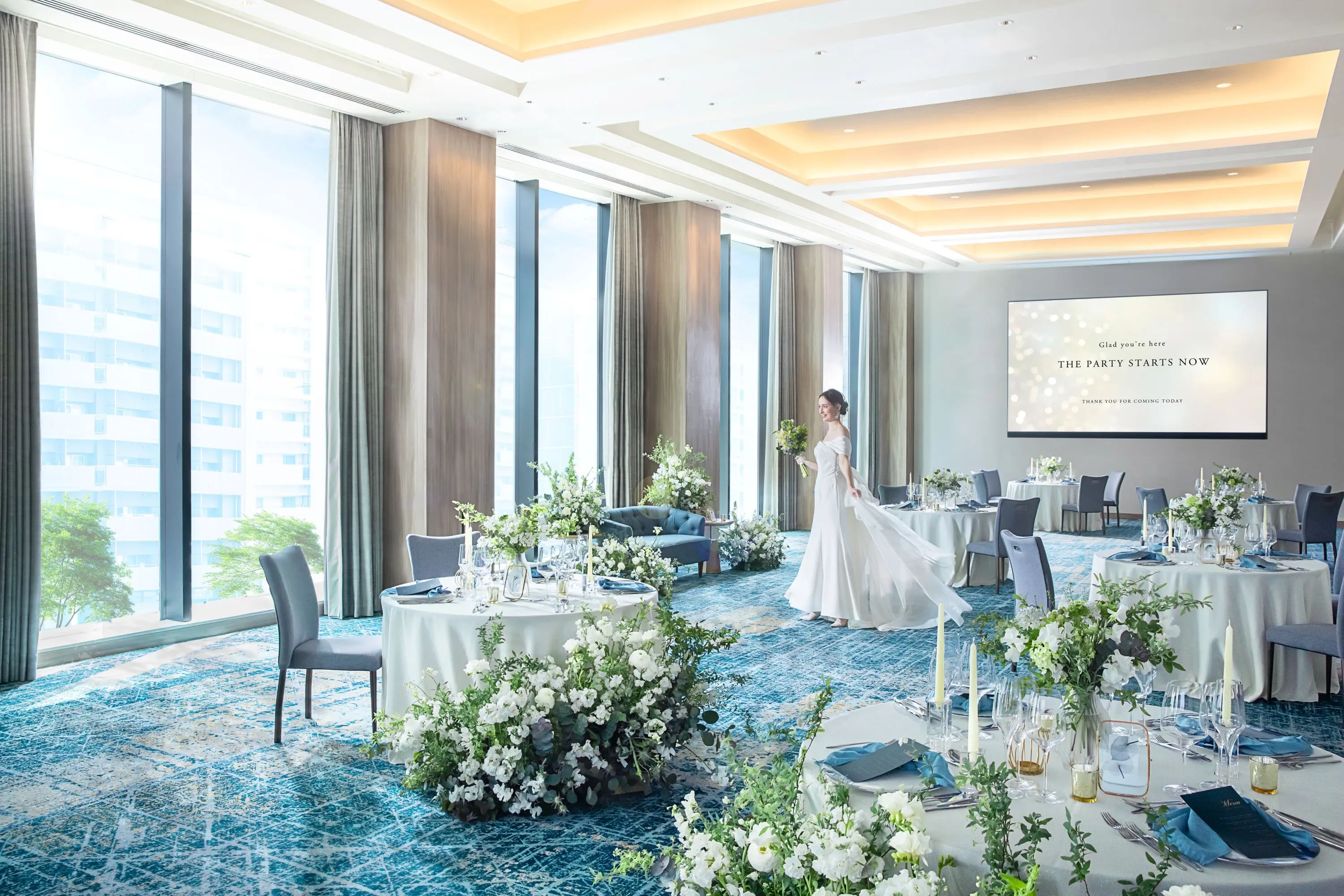 洗練された上質なパーティー会場