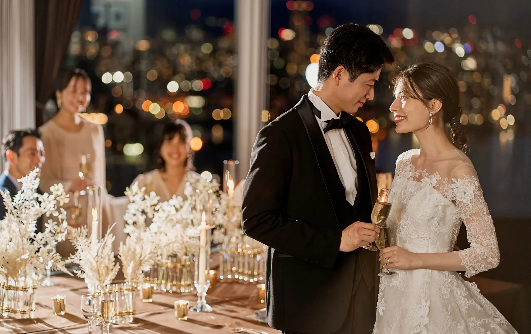 ナイトタイムは広島市街の特別な夜景をゲストへプレゼント。